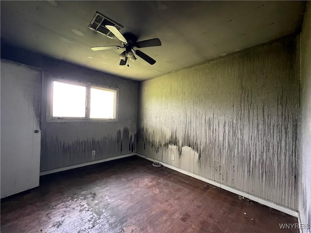 69 Steele Cir, Niagara, NY 14304 - empty room featuring wood finished floors and ceiling fan