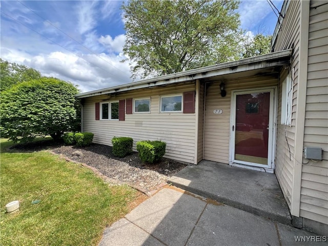 69 Steele Cir, Niagara, NY 14304 - property entrance with a lawn