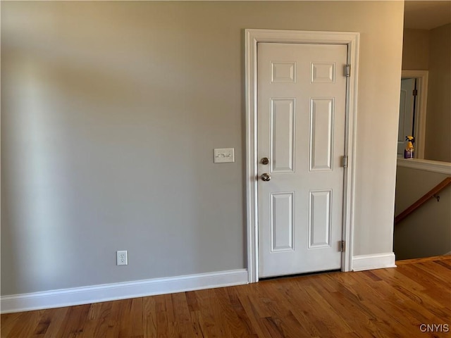 165 Shaker Hts, Camillus, NY 13031 - unfurnished room featuring baseboards and wood finished floors