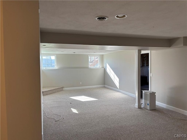 165 Shaker Hts, Camillus, NY 13031 - below grade area with carpet floors and healthy amount of natural light