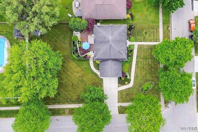 177 Foxpoint W, Amherst, NY 14221 - aerial view of a pool area