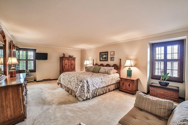 177 Foxpoint W, Amherst, NY 14221 - bedroom featuring crown molding and light carpet