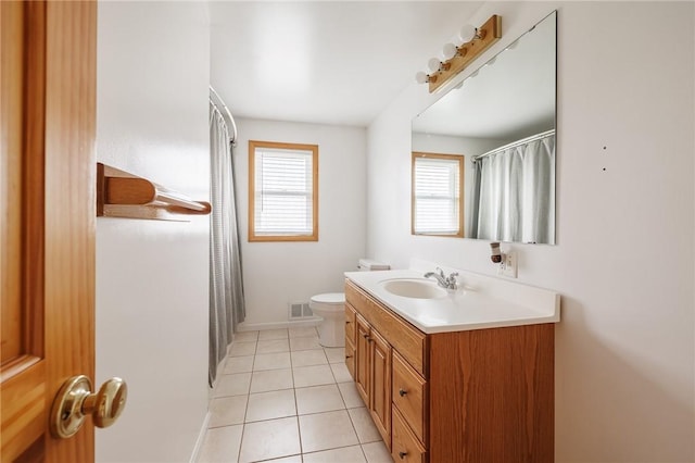 72 Juliane Dr, Gates, NY 14624 - full bathroom featuring vanity, tile patterned flooring, and a shower with curtain