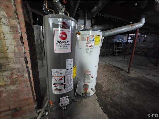 283 Genesee Park Dr, Syracuse, NY 13224 - utility room with water heater