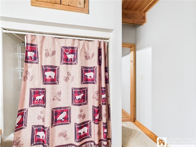 56 Heather Ln, Bradford, PA 16701 - bathroom featuring a shower with curtain