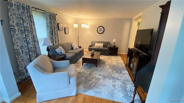 41 Maple Ave, Hamburg, NY 14075 - living area with wood finished floors and baseboards
