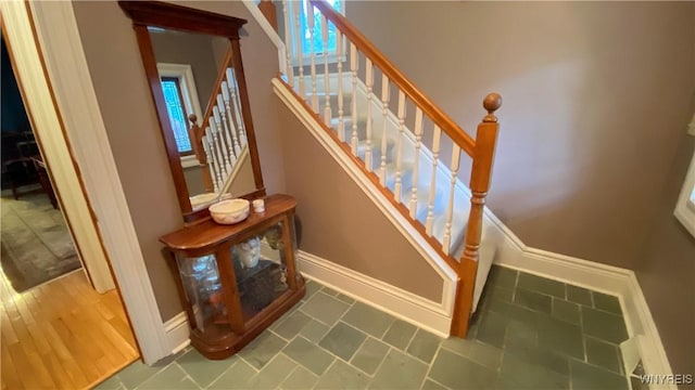 41 Maple Ave, Hamburg, NY 14075 - stairway featuring baseboards