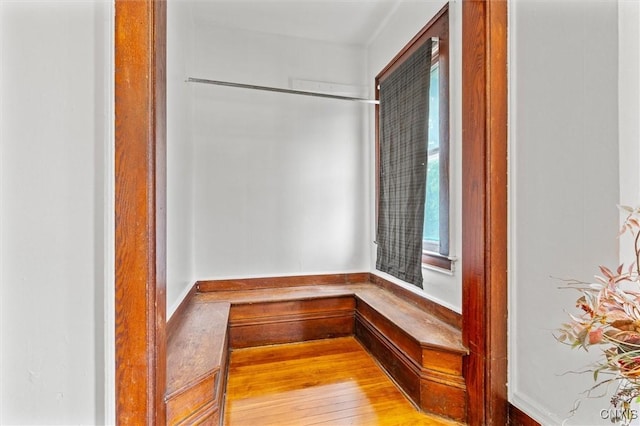 905-07 Tallman St, Syracuse, NY 13204 - detailed view of wood finished floors and a wainscoted wall