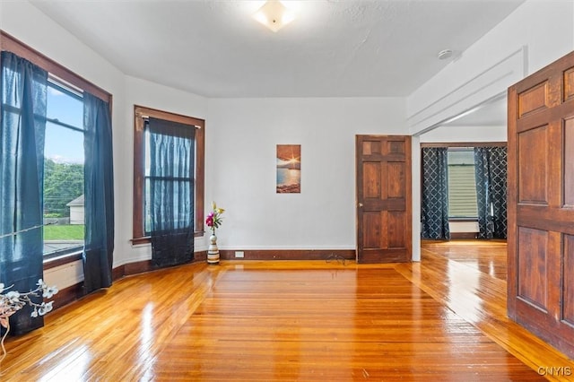 905-07 Tallman St, Syracuse, NY 13204 - empty room featuring light wood-type flooring and baseboards