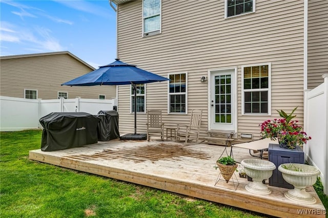 4217 Arthur Ct, Hamburg, NY 14075 - rear view of property with a wooden deck