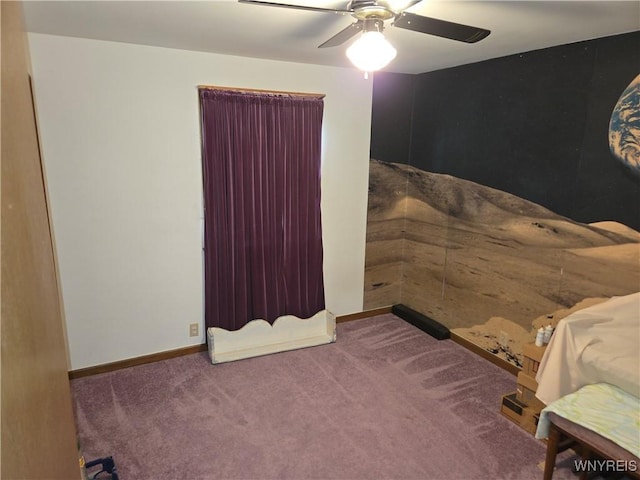 2595 Jerauld Ave, Niagara Falls, NY 14305 - bedroom with carpet flooring and a ceiling fan