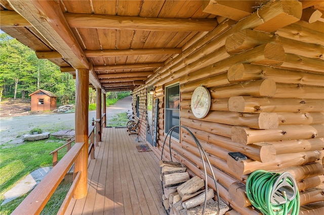 661 Lewis Rd, Meredith, NY 13806 - view of deck