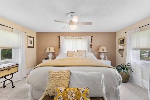 639 Plank Rd, Penfield, NY 14580 - bedroom featuring carpet floors and a ceiling fan