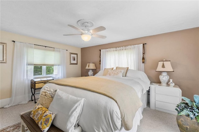 639 Plank Rd, Penfield, NY 14580 - carpeted bedroom featuring a ceiling fan and baseboards