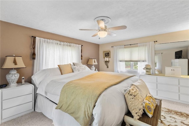 639 Plank Rd, Penfield, NY 14580 - bedroom featuring light colored carpet and ceiling fan