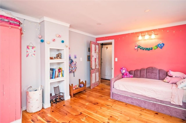 258 E State St, Albion, NY 14411 - bedroom featuring wood finished floors and crown molding