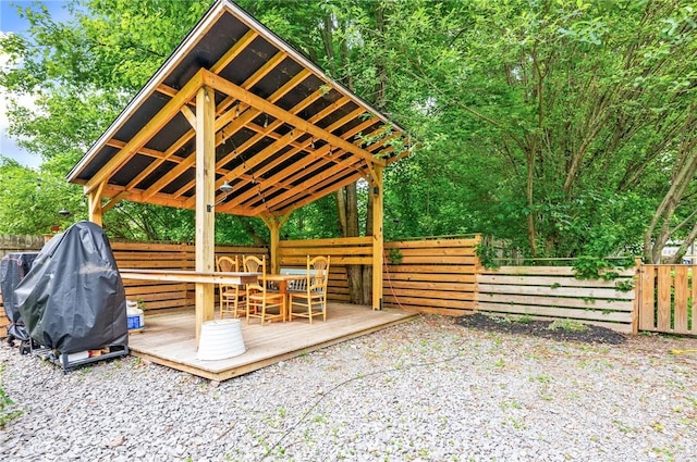 258 E State St, Albion, NY 14411 - view of yard with a deck and a gazebo
