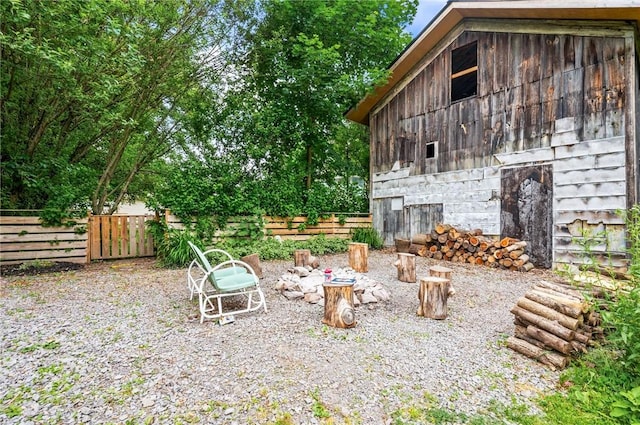 258 E State St, Albion, NY 14411 - view of yard with a barn and an outbuilding