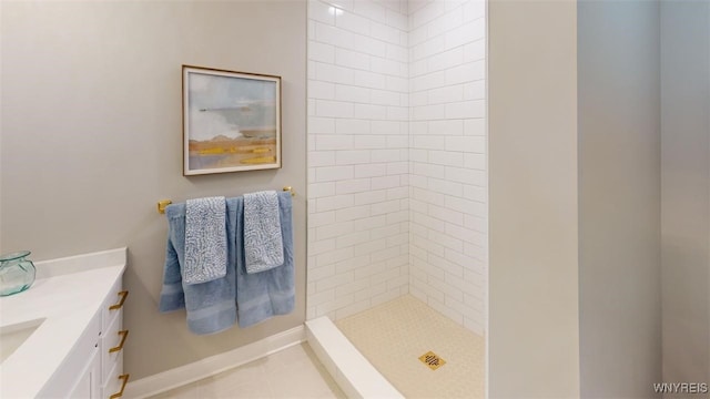 37A Stonham Pl, Amherst, NY 14221 - full bath with a tile shower and vanity