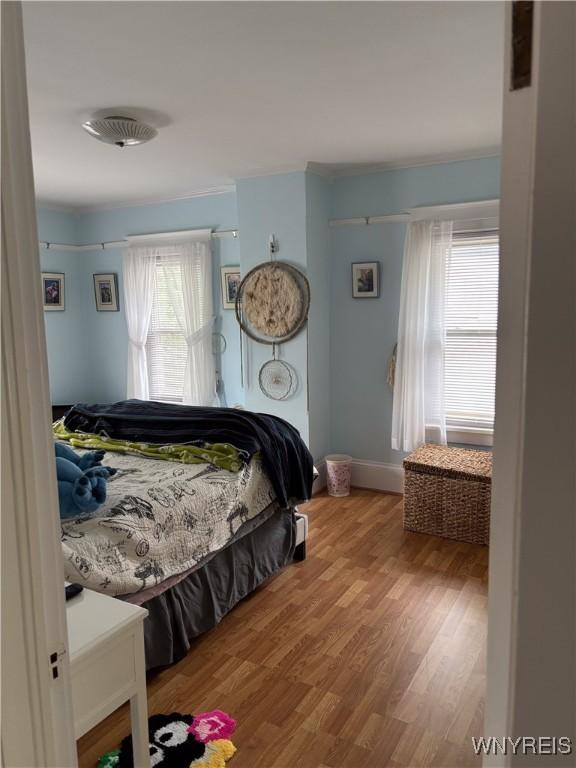 126 N 8th St, Olean-City, NY 14760 - bedroom with wood finished floors