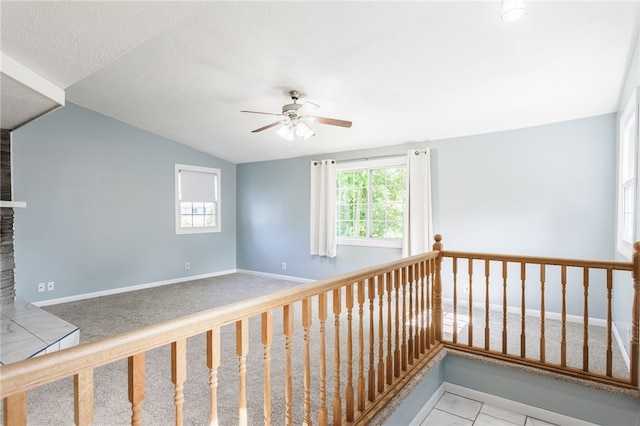 32 Princess Dr, Henrietta, NY 14623 - hall with lofted ceiling and baseboards