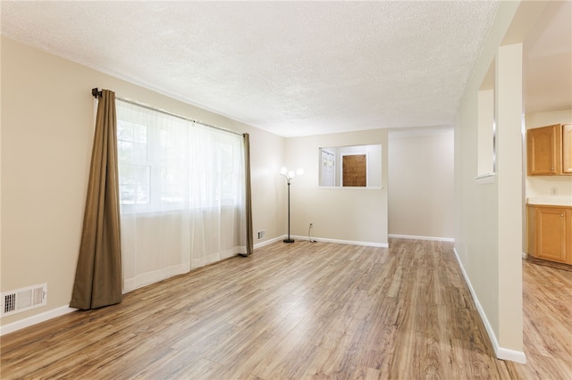32 Princess Dr, Henrietta, NY 14623 - spare room with light wood-style flooring and a textured ceiling