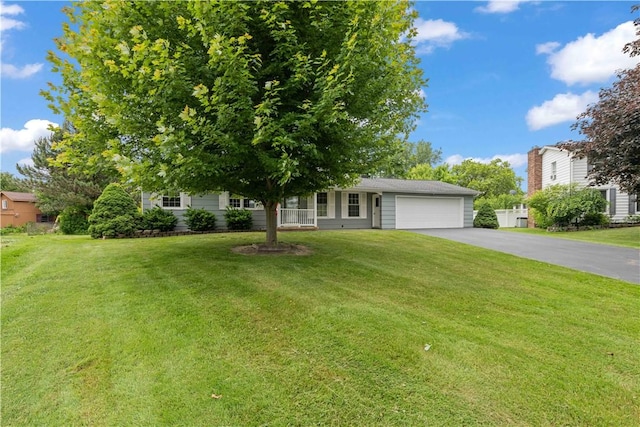 39 Southwind Ct, Greece, NY 14626 - view of front of home with driveway, a front yard, and a garage
