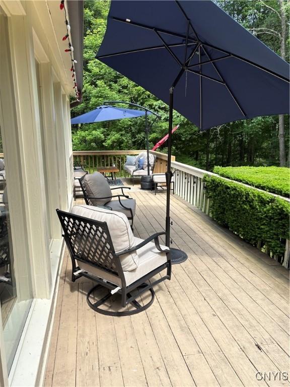 1708 Bonney Rd, Hamilton, NY 13346 - view of deck