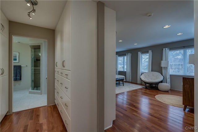 1348 Sunset Rdg, Watertown-Town, NY 13601 - hallway with wood finished floors
