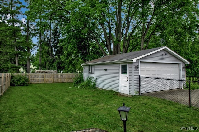 18 Bader Ave, Collins, NY 14070 - detached garage with view of scattered trees