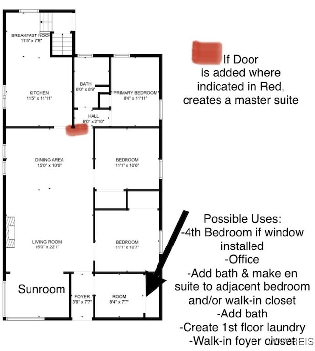 18 Bader Ave, Collins, NY 14070 - view of property floor plan