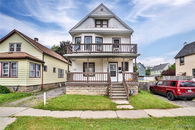 132 Ryan St, Buffalo, NY 14210 - american foursquare style home with a porch