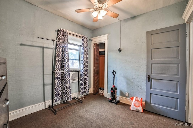 132 Ryan St, Buffalo, NY 14210 - unfurnished bedroom with carpet floors and a ceiling fan