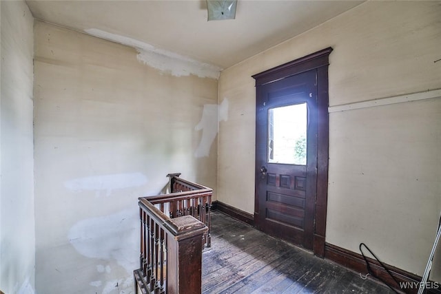 132 Ryan St, Buffalo, NY 14210 - foyer with wood-type flooring and baseboards