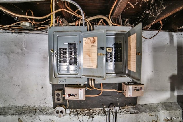 132 Ryan St, Buffalo, NY 14210 - utility room featuring electric panel
