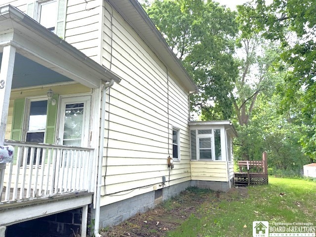 3 Jaekle Ave, Hanover, NY 14136 - view of side of home featuring a deck
