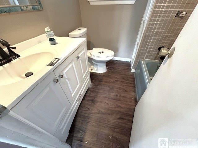 3 Jaekle Ave, Hanover, NY 14136 - bathroom with vanity, wood finished floors, and bathing tub / shower combination