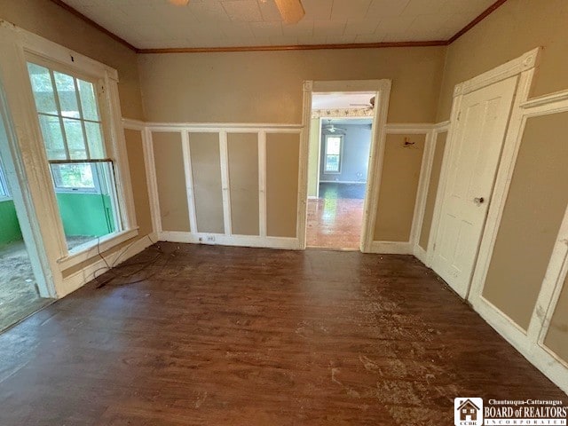 3 Jaekle Ave, Hanover, NY 14136 - empty room featuring crown molding and wood finished floors