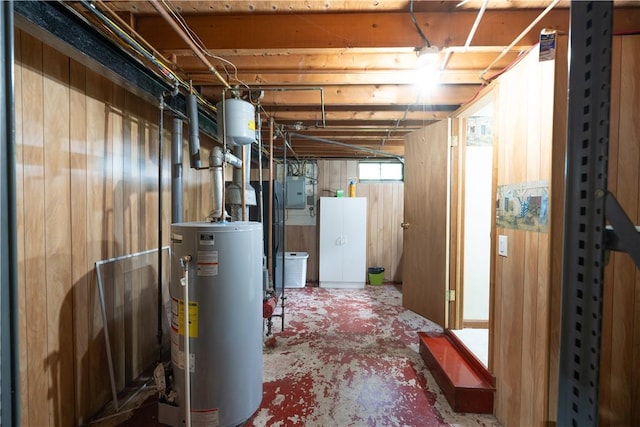 207 County Road 7, Manchester, NY 14432 - below grade area with water heater and electric panel