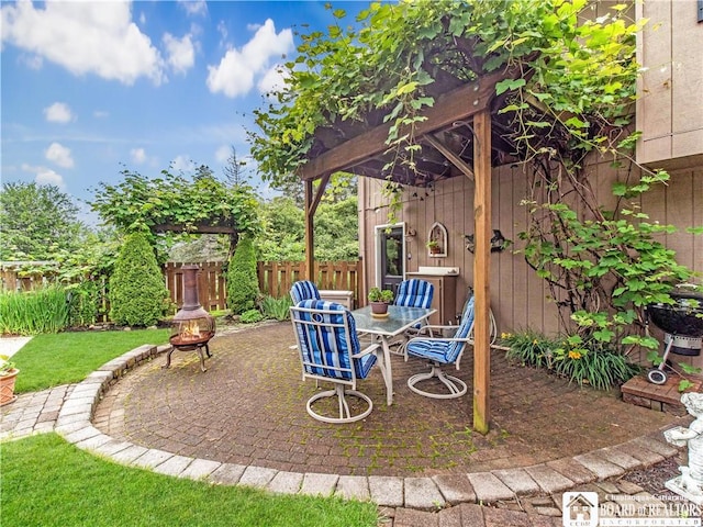 4627 Anderson Dr, Ellery, NY 14712 - view of patio / terrace with outdoor dining space