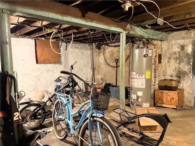 134 Hamburg St, Buffalo, NY 14204 - unfinished below grade area featuring water heater
