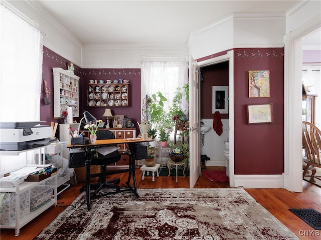 303 Mullin St, Watertown-City, NY 13601 - office space with wood finished floors and crown molding