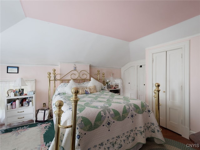 303 Mullin St, Watertown-City, NY 13601 - bedroom featuring lofted ceiling