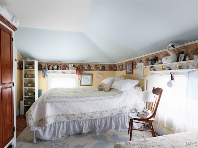 303 Mullin St, Watertown-City, NY 13601 - bedroom featuring lofted ceiling