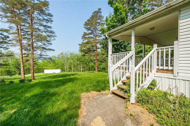 223 N Vine Valley Rd, Middlesex, NY 14544 - view of green lawn