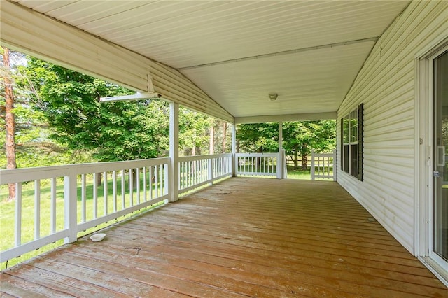 223 N Vine Valley Rd, Middlesex, NY 14544 - view of wooden terrace