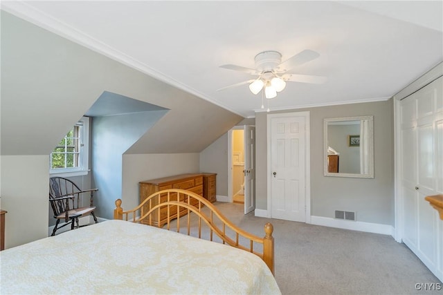 2 Morton Rd, Dewitt, NY 13214 - carpeted bedroom with a ceiling fan and lofted ceiling