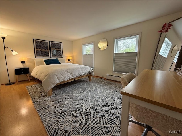 10 Montgomery St, Hamilton, NY 13346 - bedroom with wood finished floors and baseboard heating