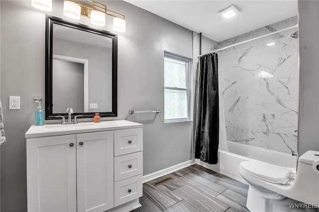 184 14th St, Buffalo, NY 14213 - full bathroom with vanity and shower / bathtub combination with curtain