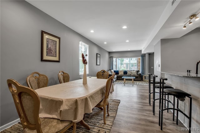 184 14th St, Buffalo, NY 14213 - dining room with wood finished floors and recessed lighting